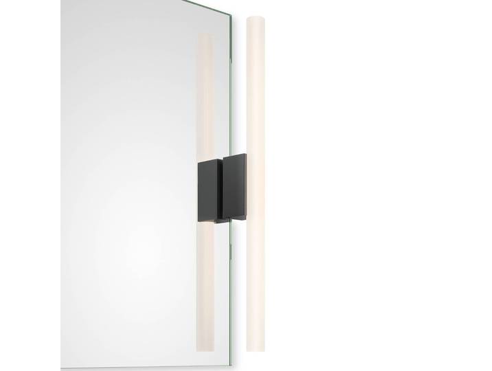 Decor Walther Wandleuchte Omega 1, dimmbar, schwarz, für Schlafzimmer, Metall, Modern