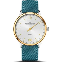 Meistersinger Klassik Yaara Quarz YAQ901GD - silber,blau - 36mm