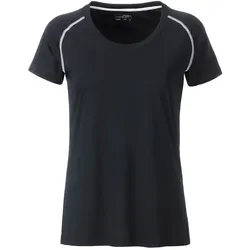 Damen Funktions-Tshirt "JN495" - XS - black/white
