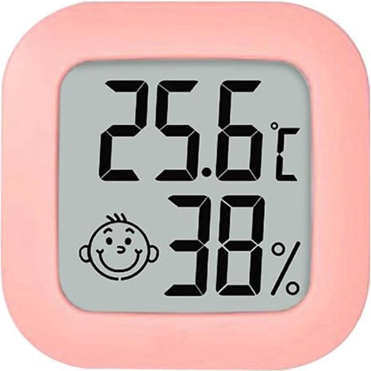 Jumada Roze Hygrometer Weerstation met Vochtigheidsmeter en Thermometer
