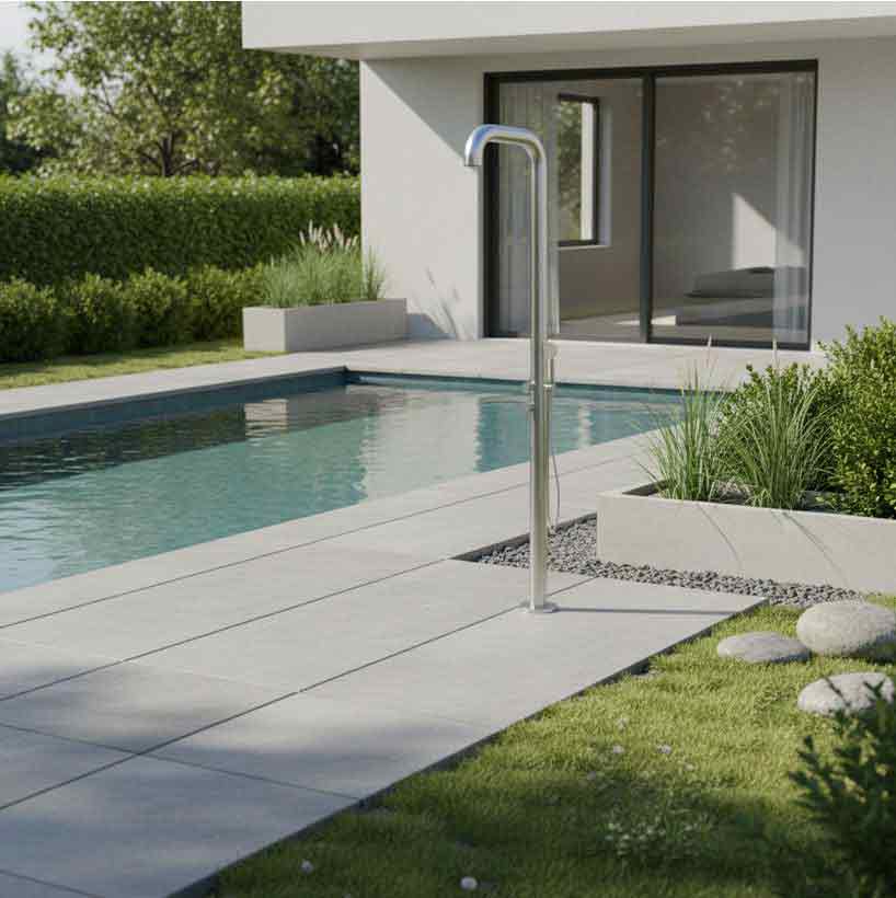 Eichenwald Ideal Edelstahl Eichenwald Modell 70 Gartendusche Santos