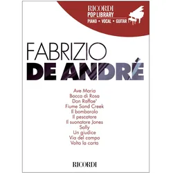 Fabricio de André: songbook songbook piano/vocal/guitar, Fachbücher von Fabrizio De André