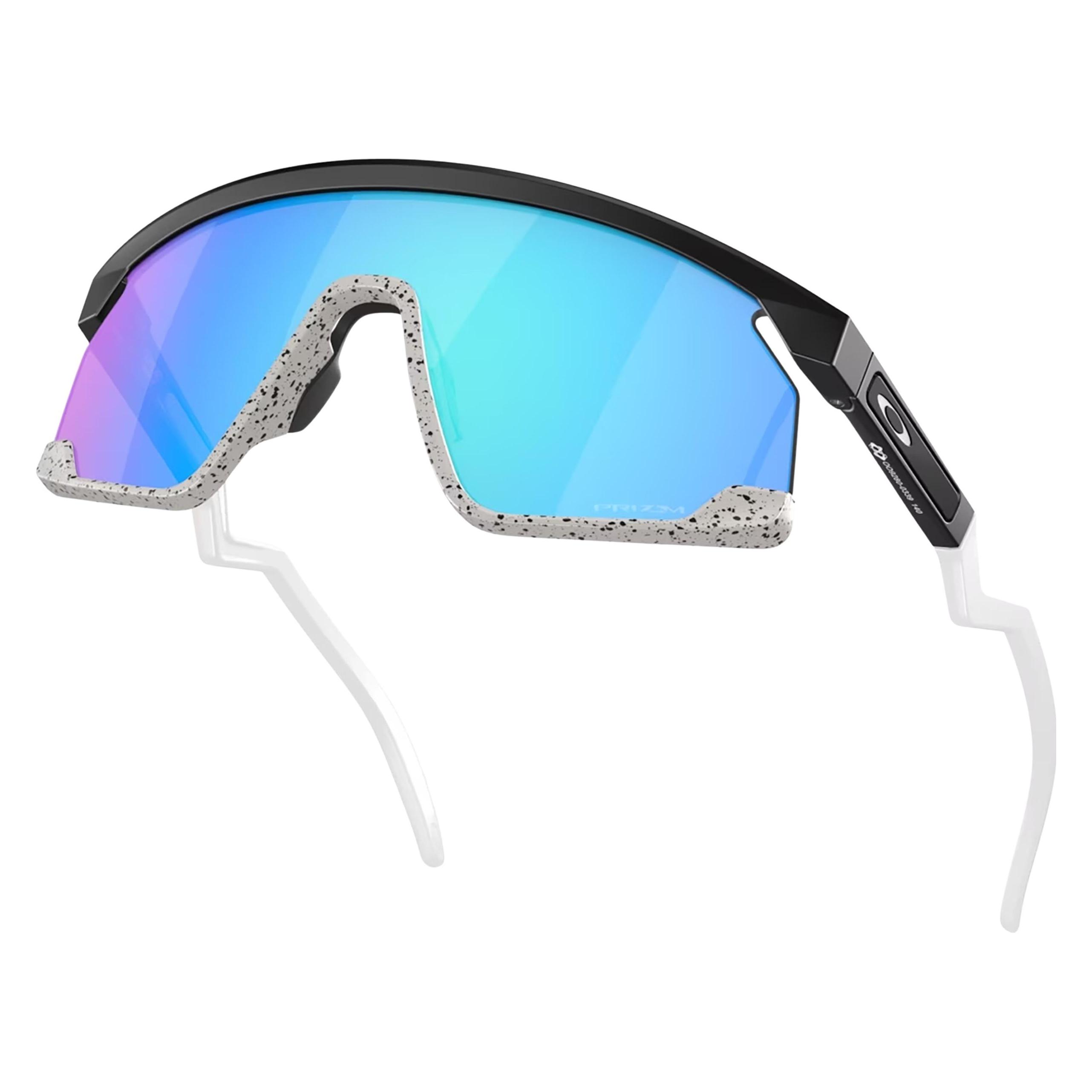 Oakley Sonnenbrille OO9280 black used (Matt Schwarz, Prizm Saphire, Prizm Sapphire) (OO9280-0339)