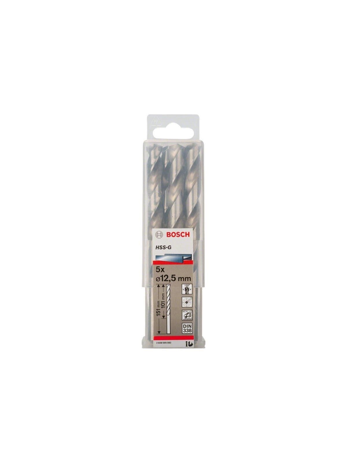 Bosch HSS-G Drill Bits 5 pcs