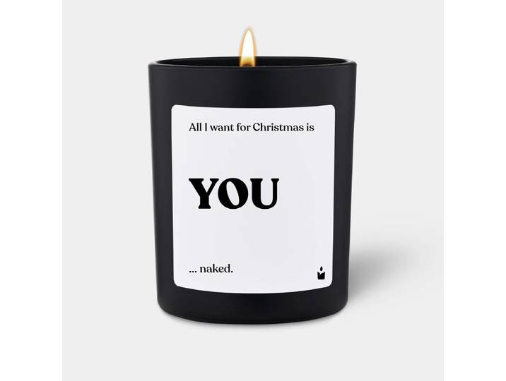 Duftkerze Woody All I want for Christmas is you