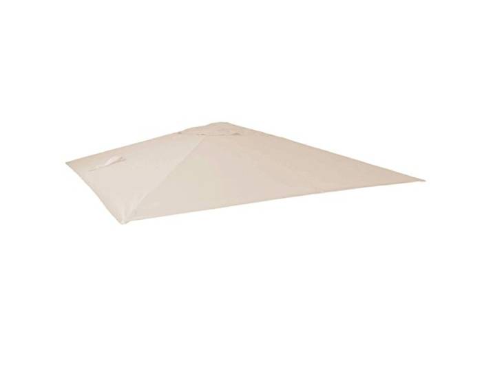 Mendler Toile de Rechange pour Parasol déporté HWC\, 3 x 4 m - crème Housse de parasol de rechange (diamètre 5 m)