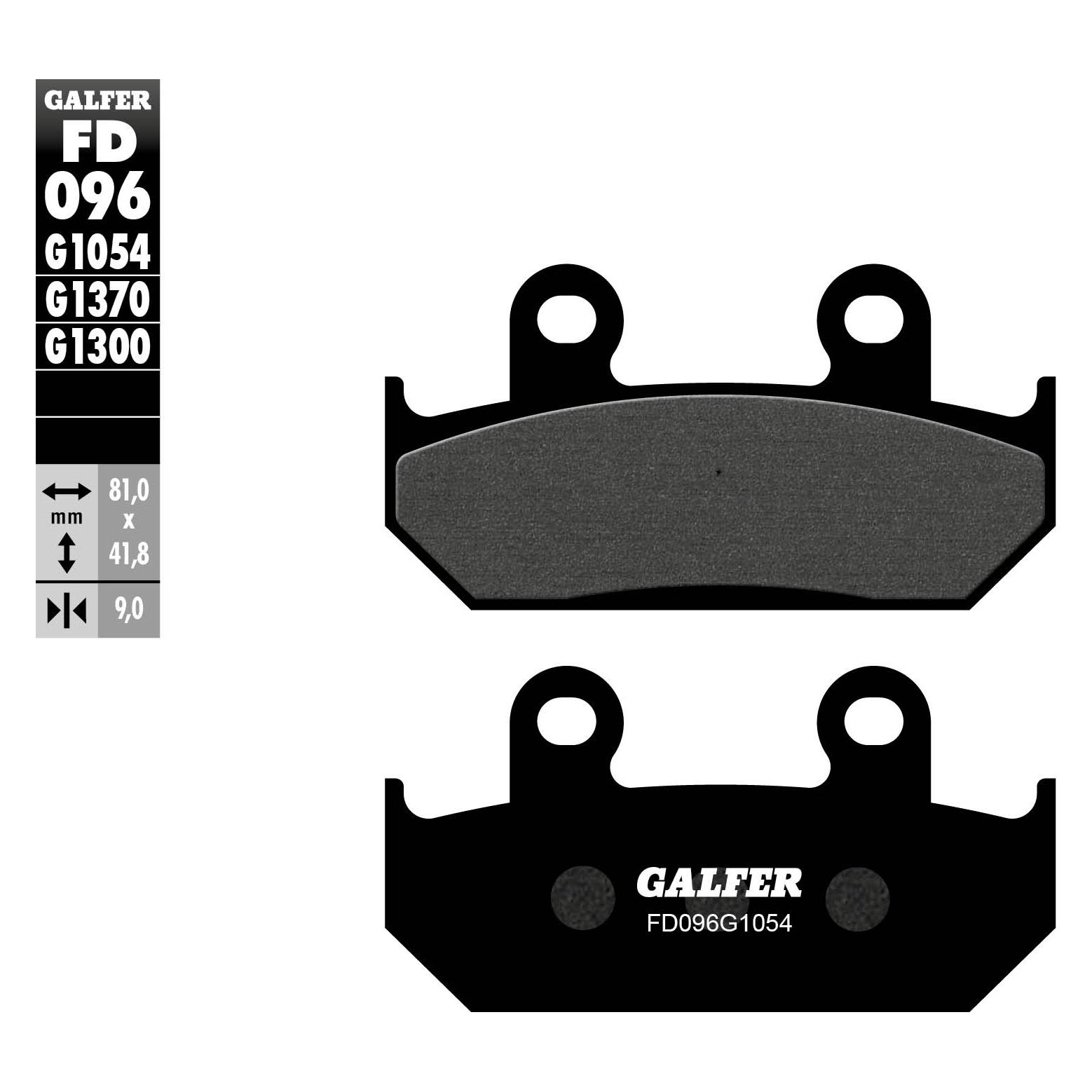 Galfer Bike G1054 FD096 (Semi-Metallisch) (FD096G1054)