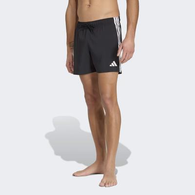 Badeshorts ADIDAS PERFORMANCE "3-STREIFEN", Herren, Gr. 3XL, N-Gr, schwarz, weiß, Obermaterial: 100% Polyester, Badehosen Badeshorts