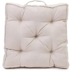 Gözze Boxkissen Darco (gefüllt) creme 40x40x7 cm