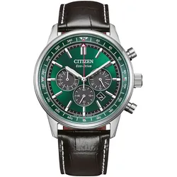 Citizen CA4720-01X Eco-Drive Herrenuhr Classic Chronograph Schwarz/Grün