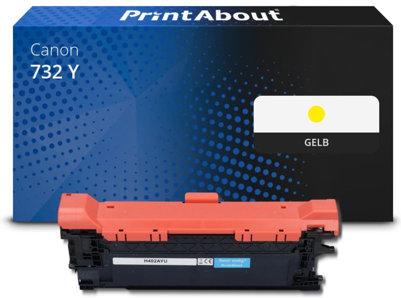 PrintAbout Toner kompatibel mit Canon 732 Y - Gelb