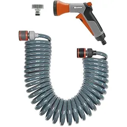 Gardena, Gartenschlauch, Spiralschlauch-Set (10 m, 9 mm)