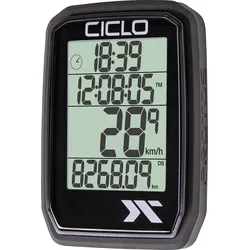 BIKE PROTOS105BK - Fahrrad-Computer mit 5 Funktionen, schwarz