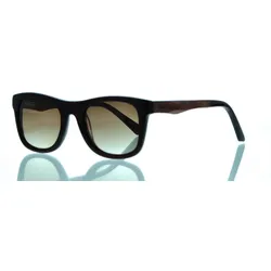 Sonnenbrille Rebell Kunststoff Holz dunkelrot