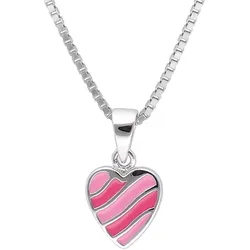 trendor 41676 Kinder-Halskette Silber 925 Collier mit Herz-Anhänger, 40 cm