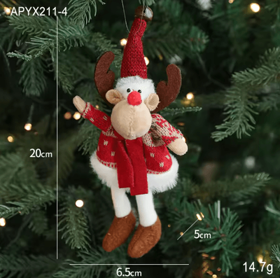 Inspire Picks Angel Doll Christmas Tree Ornament Hanging Angel Plush Decoration For Holiday & New Year mlc