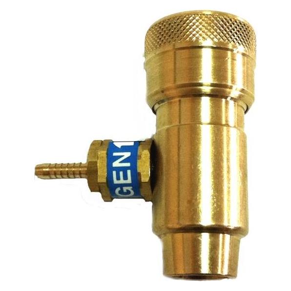 Kemper Druckminderer - 110 bar - für nicht wiederbefüllbare Sauerstoffbeutel - mit Rückzündschutzventil (33367820)