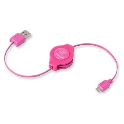 ReTrak EUCABLEMICPK USB-Kabel 1 m USB 2.0 USB A Micro-USB A Pink (1 m, USB 2.0) (EUCABLEMICPK)