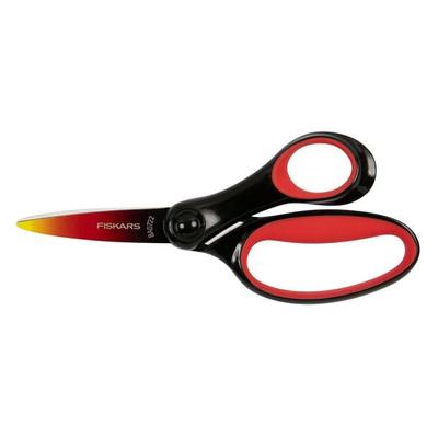 Edding Fiskars Große Kinderschere ab 8 Jahren, 15 cm Ombre rot