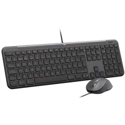 Logitech Tastatur-Maus-Set (kabelgebunden) »Signature Slim Wired Combo MK620«