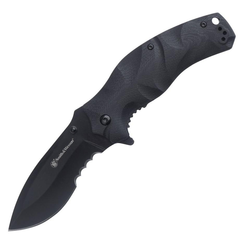 Smith & Smith Wine Company Smith & Wesson - EDC Black Ops Recurve Klappmesser (65666164)