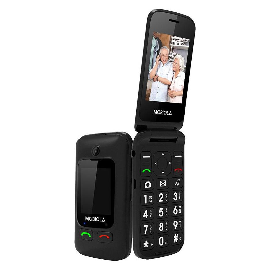 Mobiola Gsm-Telefon Für Senioren Flip Schwarz Mb610 2g (21939)