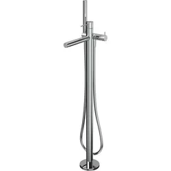 LAUFEN TWINPLUS SLIM, Standsäule-Bademischer zu Rohbauset, Ausladung 210 mm Rohbauset chr HF505481100000