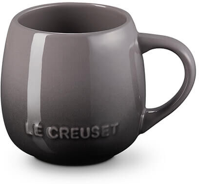 Le Creuset Flint Stoneware Coupe Collection Sphere Mug