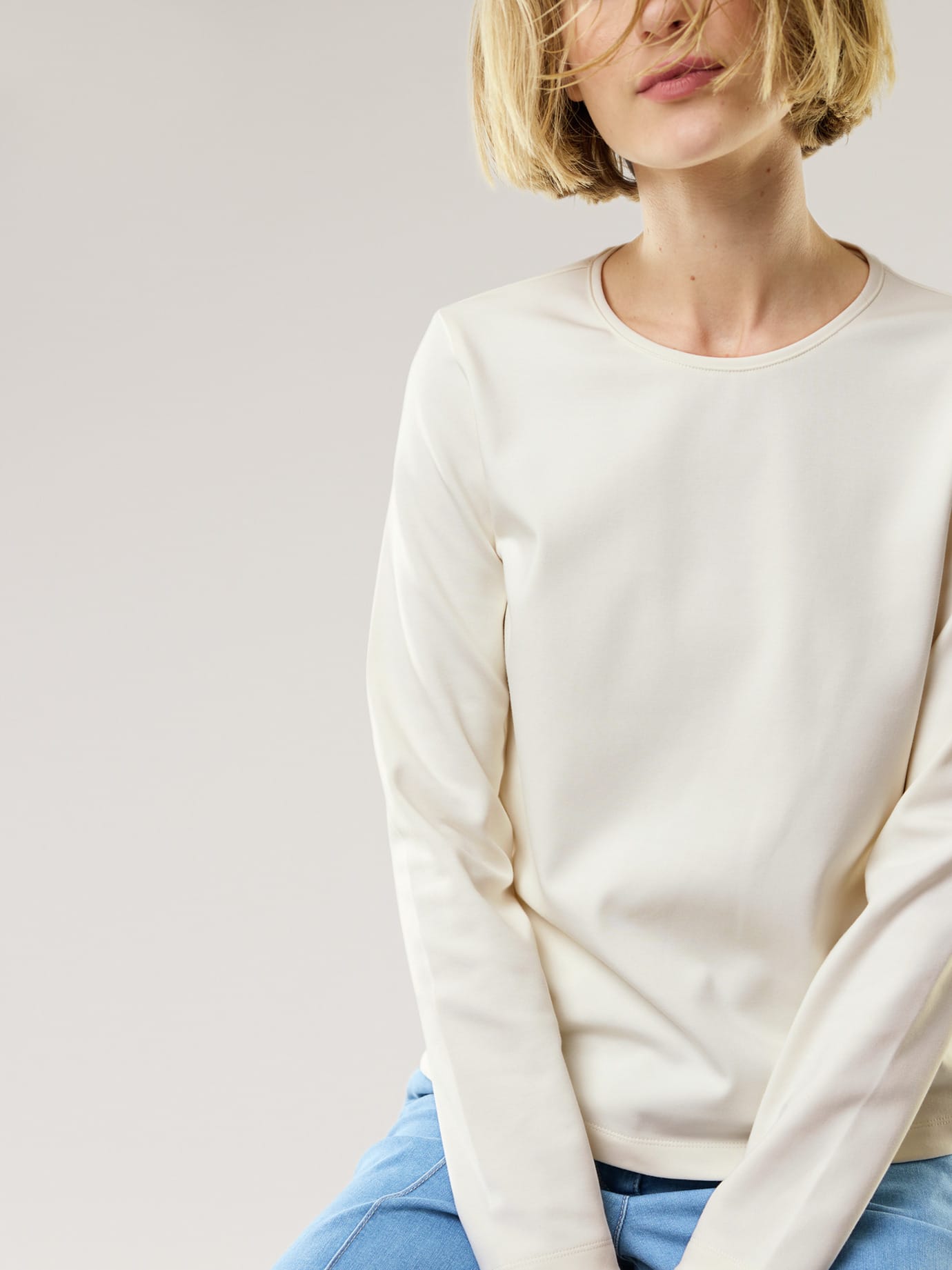 Walbusch Thermoshirt Premium, noch offen: Größenlauf, Farbe Weiß, 50, weich und warm hautsympathische Modalmischung Damen