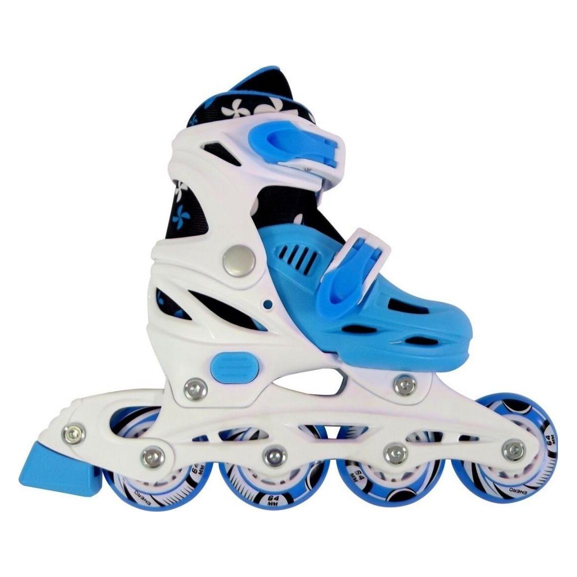 Enero Rollschuhe 4in1, Grösse 30-33, blau (31, 32, 33) (GS247524)