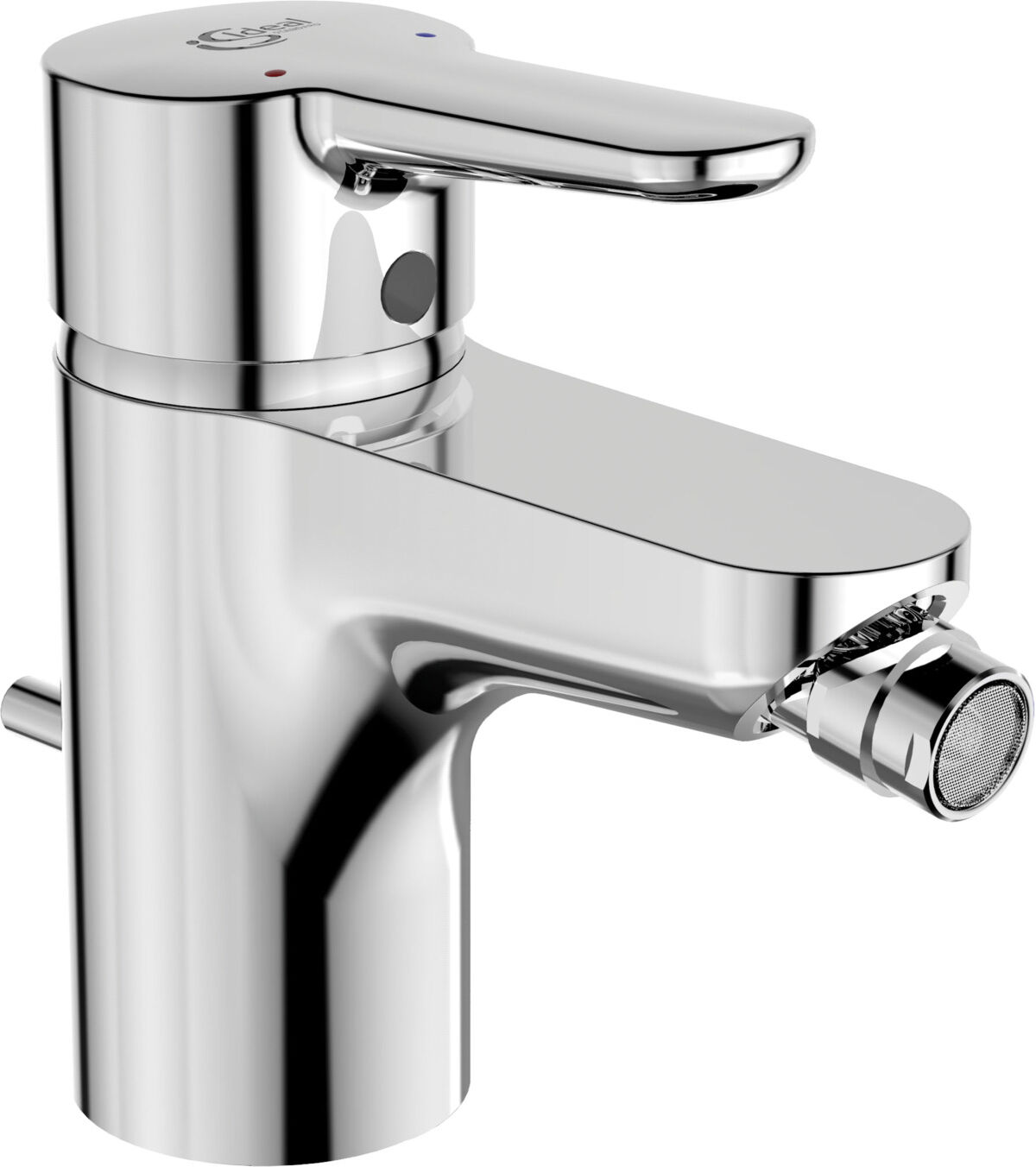 Ideal Standard Blue mitigeur de bidet B9920AA avec garniture de vidage , saillie 113 mm, chromé