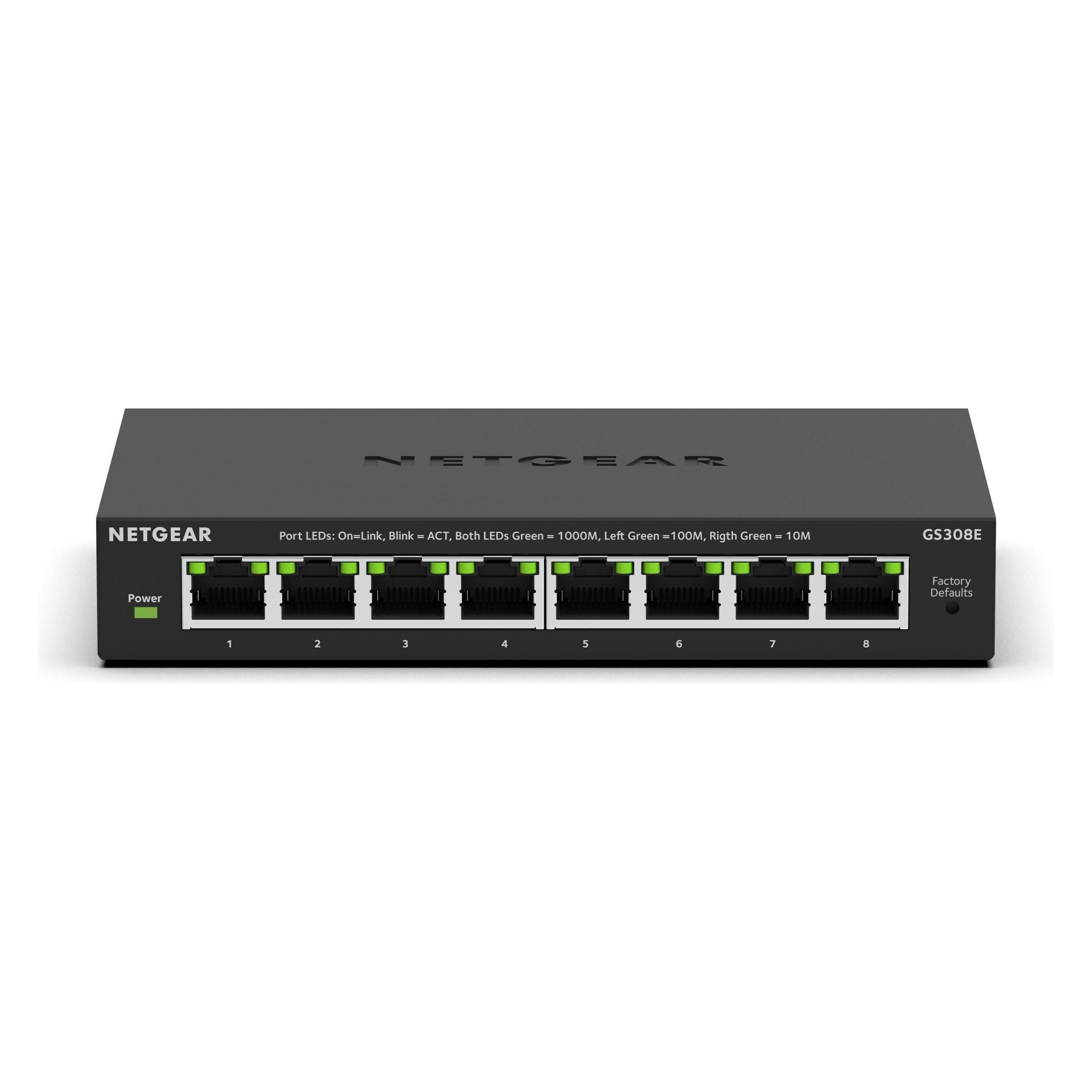 Netgear GS308E SOHO Plus (8 Ports) (GS308E-400EUS)