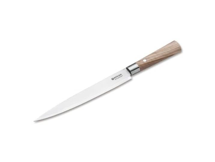 Böker Damast Olive Schinkenmesser