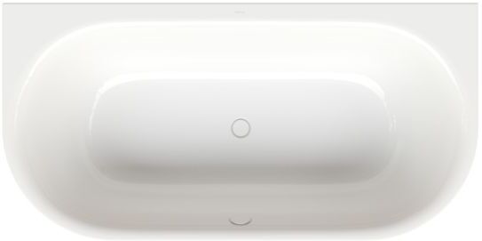 Bette BetteLux Oval Silhouette Badewanne 3417-287CWVVS starwhite, 190x95x45cm, freistehend