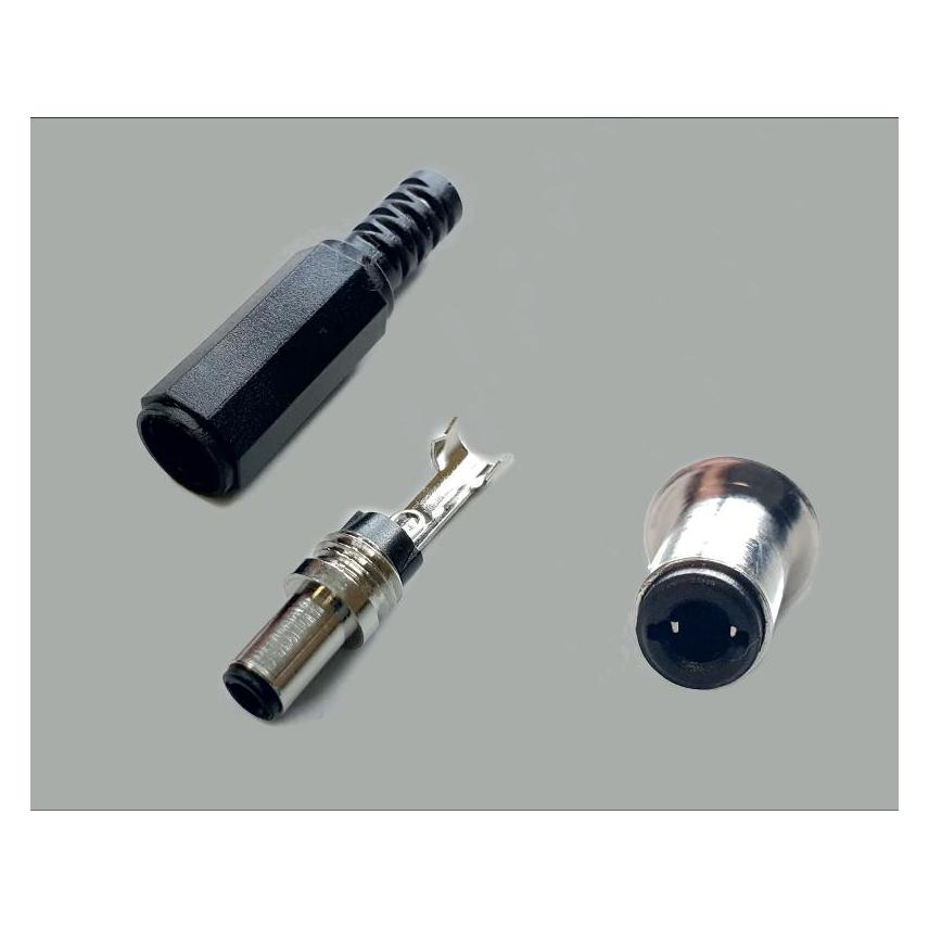 BKL Electronic DC-Stecker 2.1mmx5.5mmx14mm, mit Federkontakt (075253)