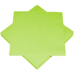 Servietten BASIC grün (BT 33x33 cm) - BT 33x33 cm