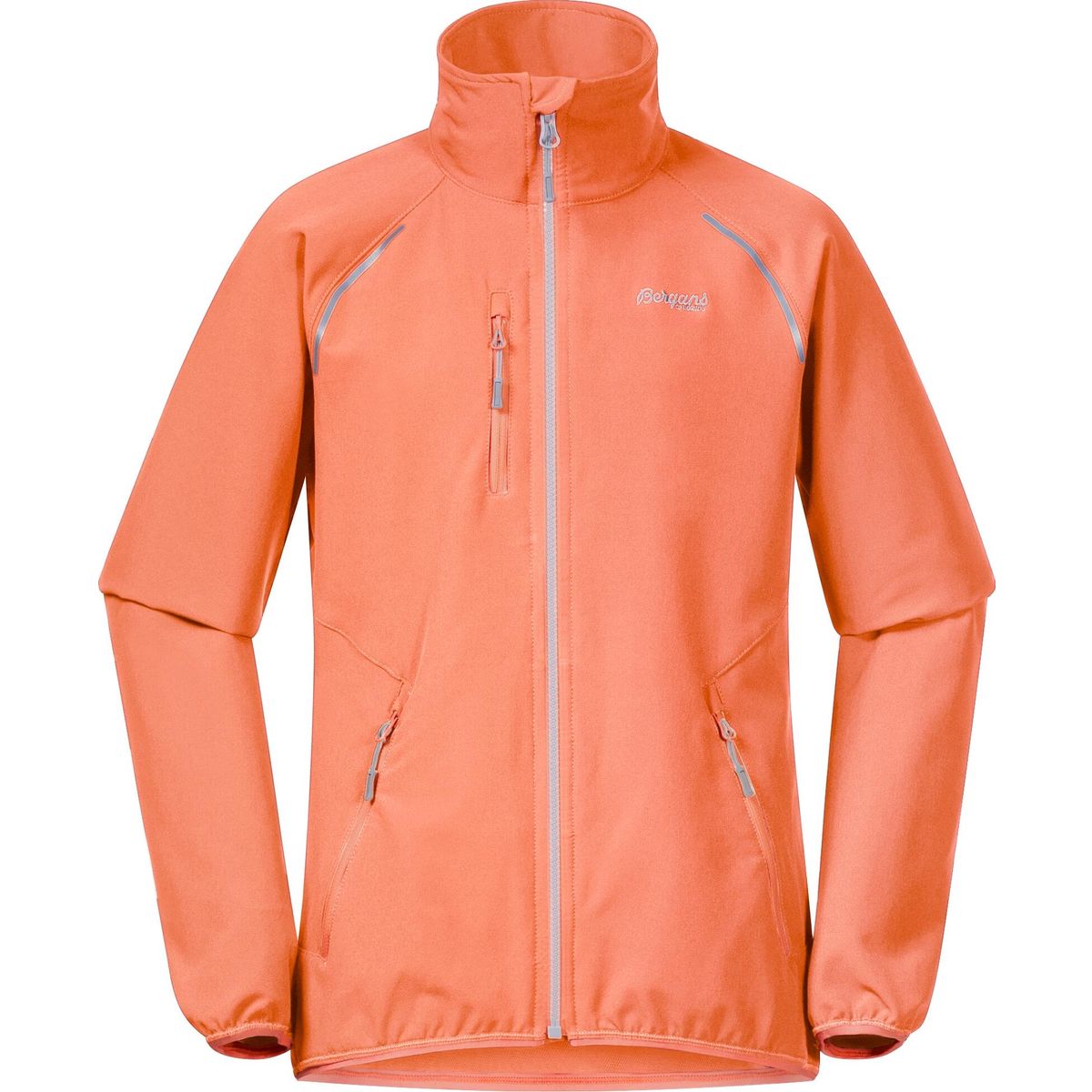 Bergans Sjoa Lt Softshell Youth Girl Jacket cantaloupe (14189) 128 227881-7949-14189-128