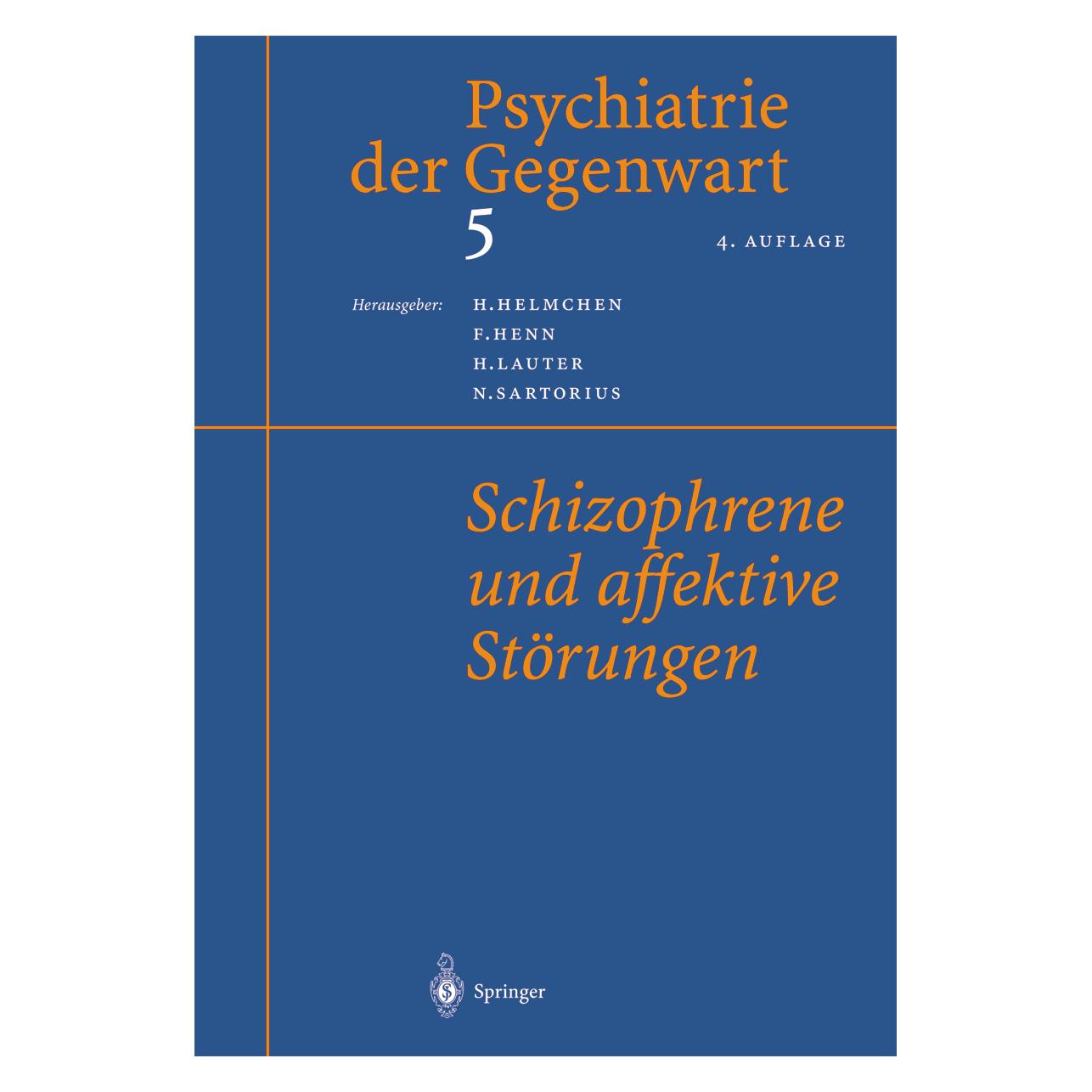 Springer Psychiatrie der Gegenwart 5 (Deutsch, Softcover, Fritz Henn, Hanfried Helmchen, Hans Lauter) (55531379)