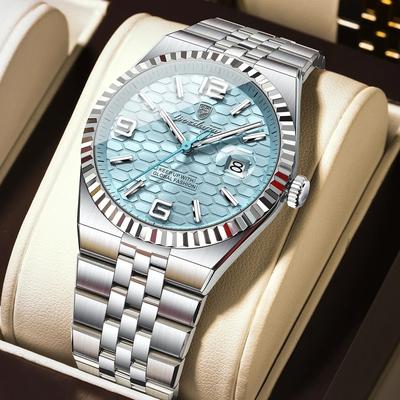 Uplifted Finds Poedagar High Quality Mens Quartz Watch Waterproof Luminous Date gold White