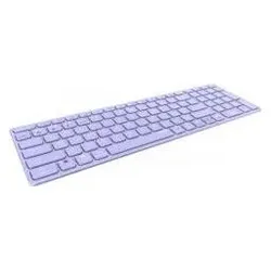 Rapoo E9700M (DE, Kabelgebunden, Kabellos), Tastatur, Violett