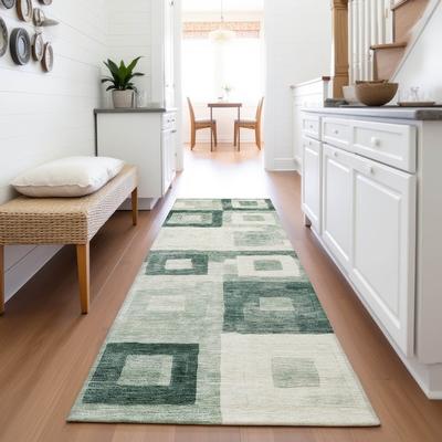 Addison Rugs Premium Washable Super Soft Blocky Contemporary Mayfield Rug