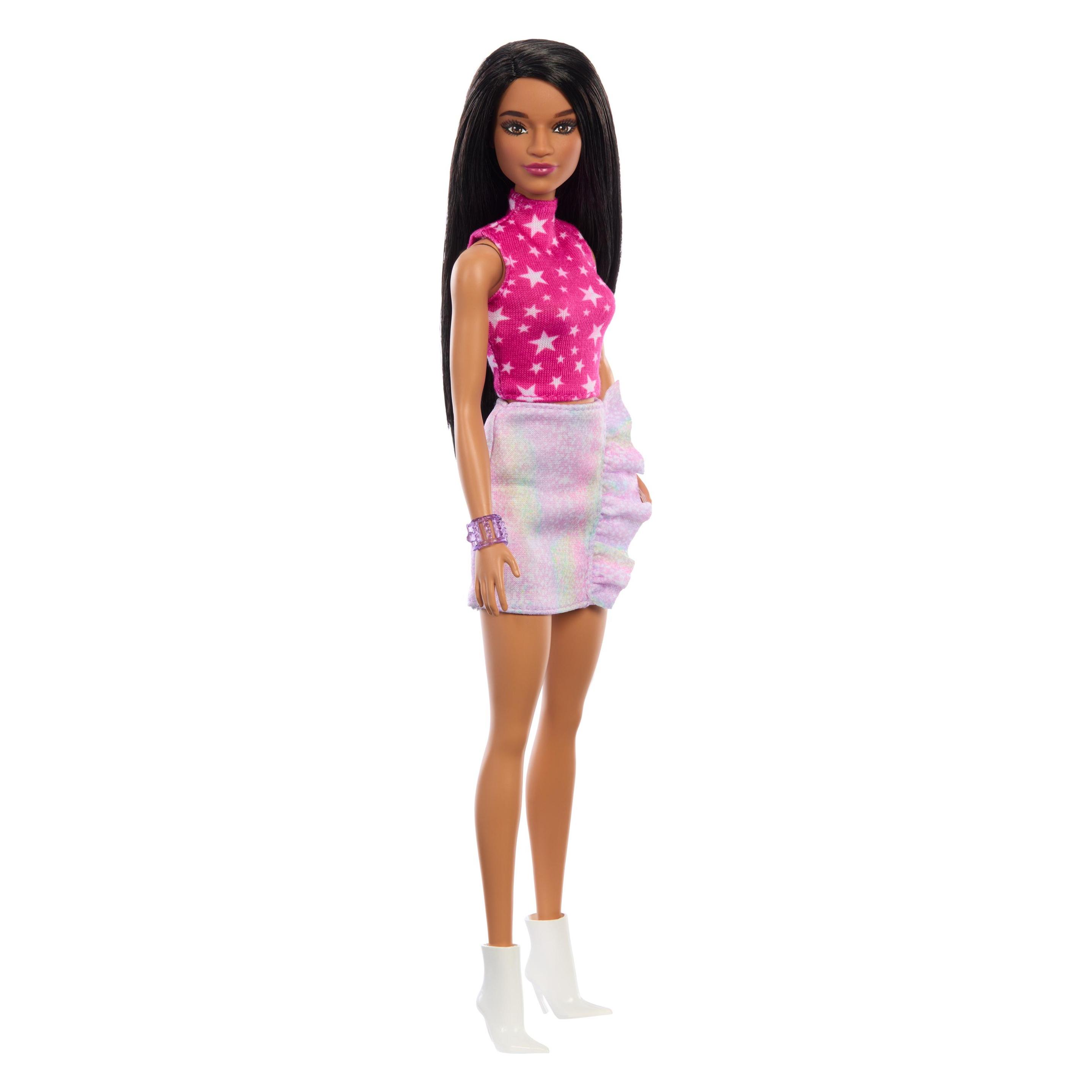 Barbie Fashionistas-Puppe Rock pink and metallic (HRH13)