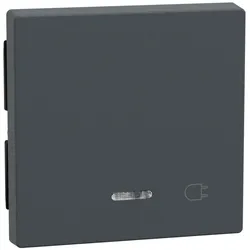 Merten 431714 Wippe mit Kontrollfenster und Aufdruck Steckdose, anthrazit, System M