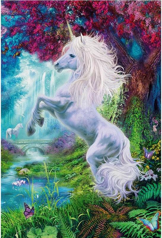 Schmidt Puzzles - Licorne au jardin enchanté - 60 pcs