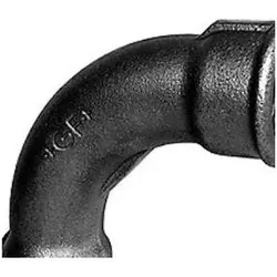 Georg Fischer, Rohrverbindungstechnik, Bøjning 90gr S. 2 - Muffe-Muffe