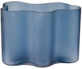 Elk Studio Elk Home Glennon Navy Finish Glass 9.5 Inch Wide Vase