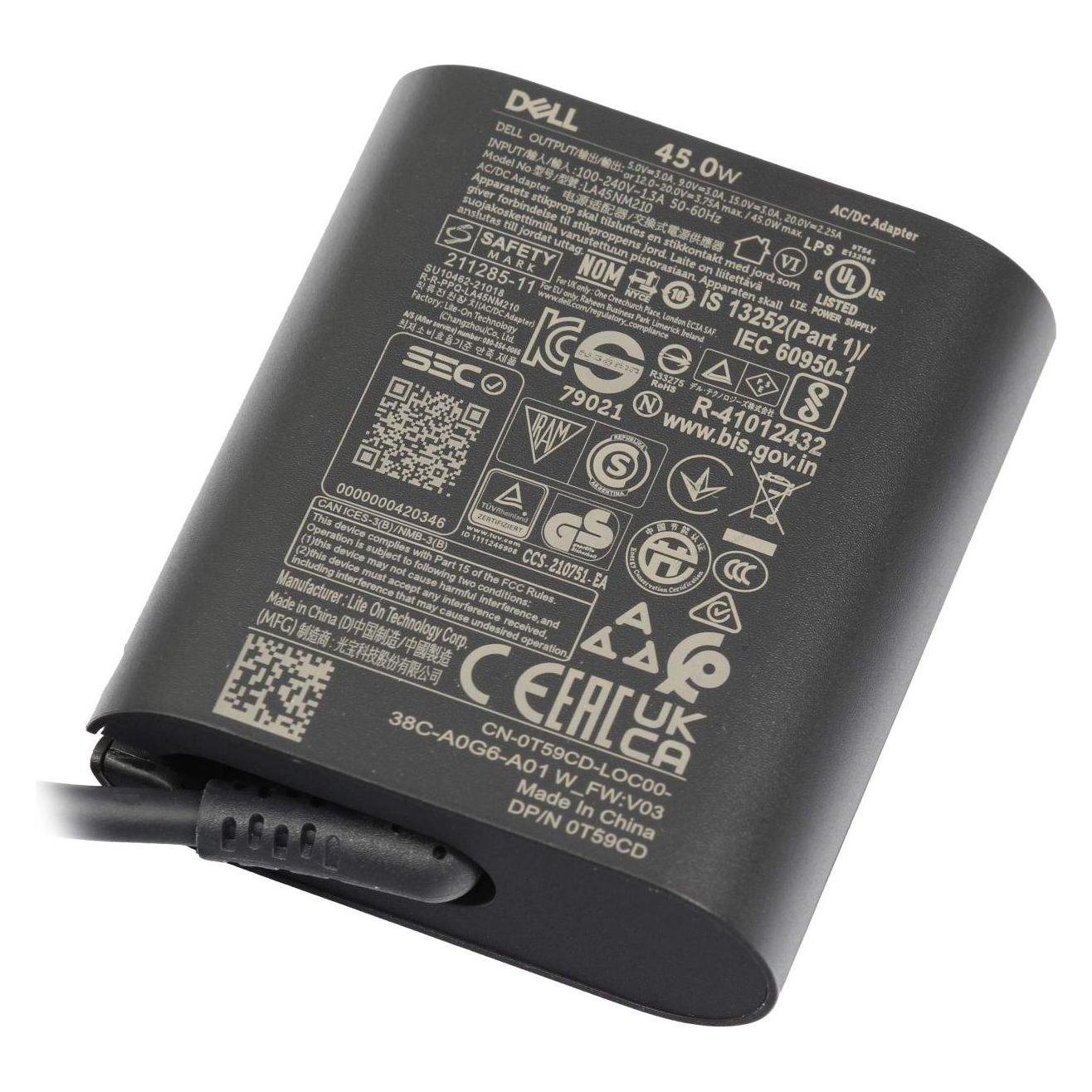 Dell ADPT,AC,45W,CHNY,GRY,SFF,E5 (45 W) (M5GT1)