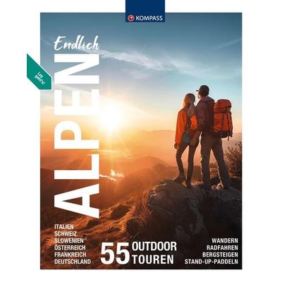 Endlich Alpen Bildband, Gebundene Ausgabe von , Kompass-Karten, 978-3-99154-047-2