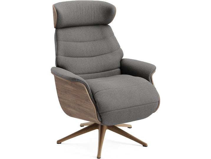 Komfortabler Relaxsessel Cam Stoff Matino - 13 Natural neigbar B 83 cm T 88 cm H 113 cm - Farbe: Matino - 1030 Natural - Möbel Konfigurator: