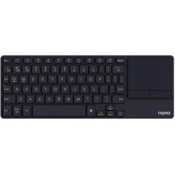 Rapoo E2810m (DE, Kabellos), Tastatur, Grau